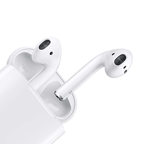 Apple AirPods (2nd Generation) Wireless Earbuds with Lightning Charging Case Included.
