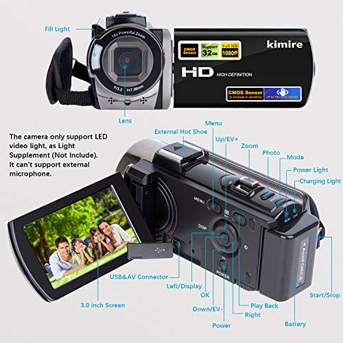 kimire Video Digital Camera Recorder Full HD