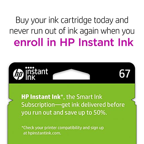 HP 67 Black/Tri-color Ink Cartridges (2 Count - Pack of 1)